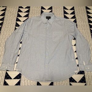 Bonobos classic blue stripe Oxford slim xl